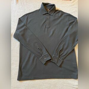 Loro Piana Men’s Long Sleeve Polo Shirt